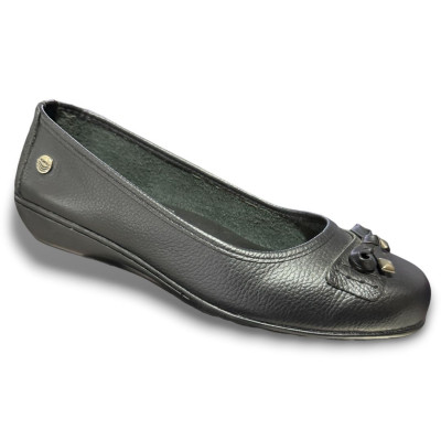 Romulo Casual Cuero Negro Mujer Ref 2356